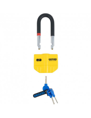 Antivol chaîne OXFORD Boss Alarm 14mm + chaîne 12mm x 2m