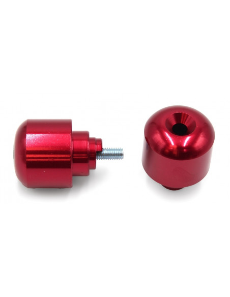V PARTS Handlebar counter-weights (Aluminium) HONDA (Red)