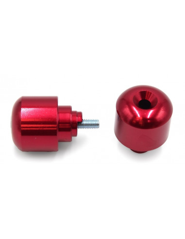 V PARTS Handlebar counter-weights (Aluminium) HONDA (Red)