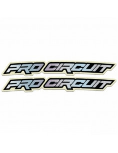 Autocollants de garde-boue avant PRO CIRCUIT Hologram