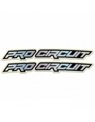 Autocollants de garde-boue avant PRO CIRCUIT Hologram