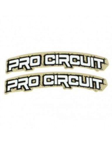 Autocollants rétro pour garde-boue PRO CIRCUIT