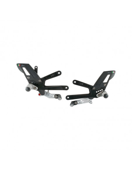 Commandes reculées réglables LIGHTECH repose-pieds fixes