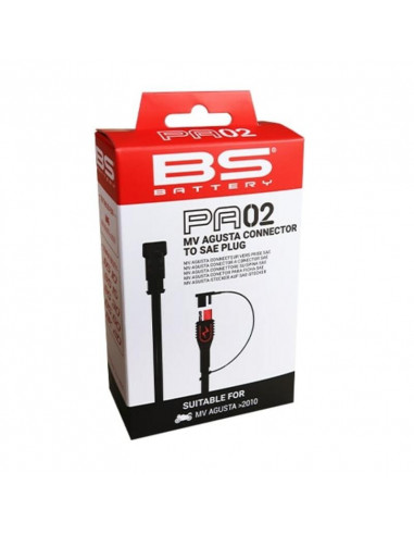 Câble adaptateur BS BATTERY PA02 - connecteurs SAE vers MV Agusta