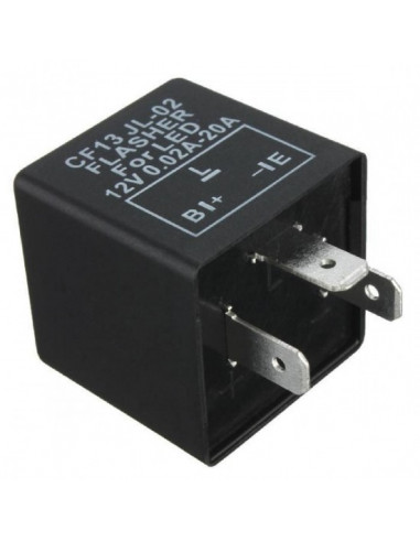 Relais clignotant, led pin flasher relais relais clignotant voiture  compatible avec led clignotants accessoires de voiture