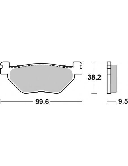 Plaquettes de frein BREMBO carbone céramique - 07YA3908