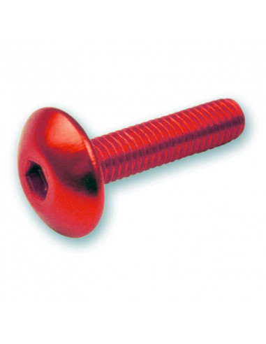 V PARTS screw allen M6x15 Red
