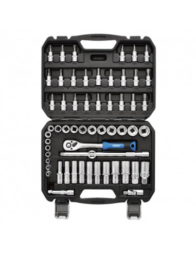 Jeu de douilles et d'embouts métriques DRAPER HI-TORQ®, 3/8" Sq. Dr. (58 pièces)