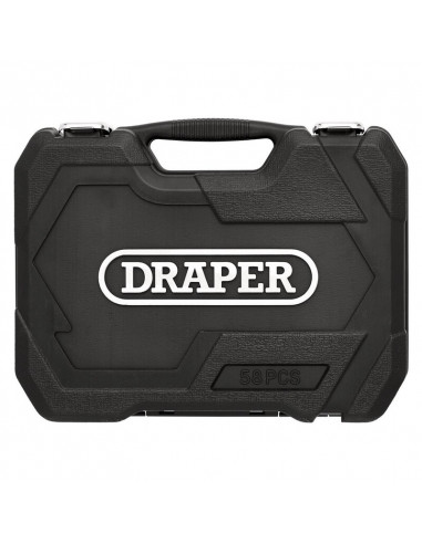 Jeu de douilles et d'embouts métriques DRAPER HI-TORQ®, 3/8" Sq. Dr. (58 pièces)