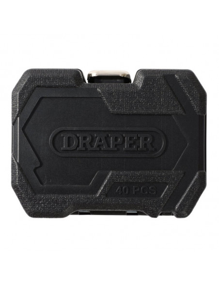 Jeu de douilles et d'embouts métriques DRAPER HI-TORQ® - 1/4" (40 pièces)