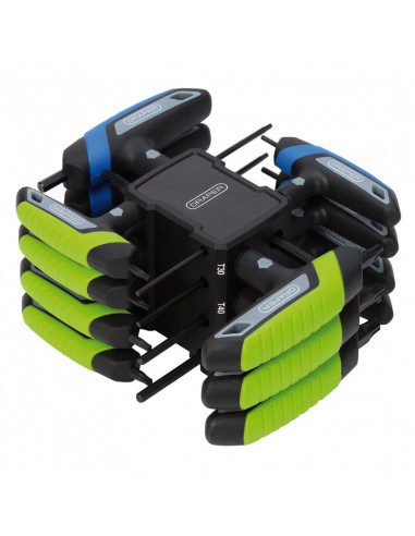 Jeu de clés hexagonales DRAPER TX-STAR® et métriques à poignée en T (14 pièces)