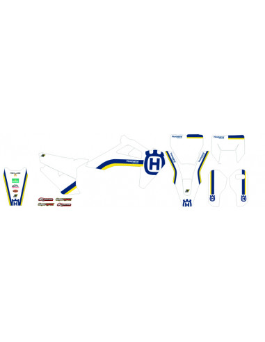 Kit déco BLACKBIRD Retro - Husqvarna FC/TC/TE/FE