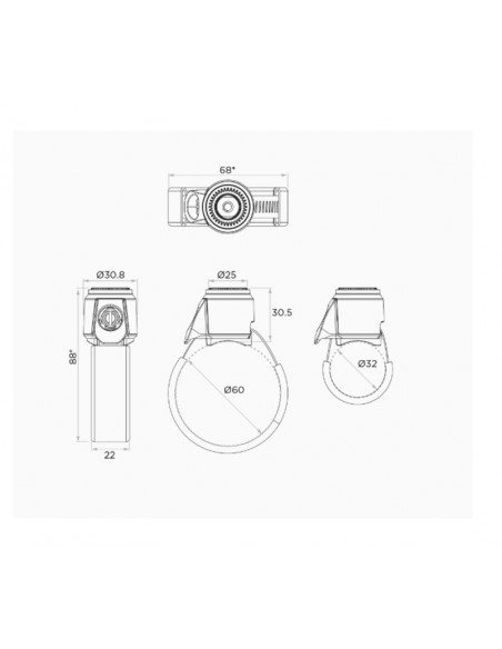 Support de smartphone QUAD LOCK arceau de sécurité