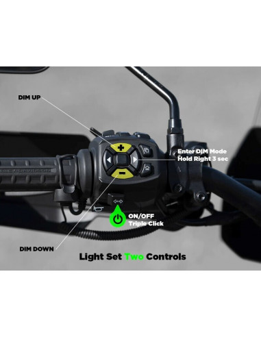 Kit DENALI CANsmart™ DL6 - lentilles ambrées