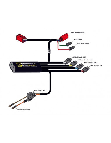 Kit DENALI CANsmart™ DL2 - lentilles transparentes