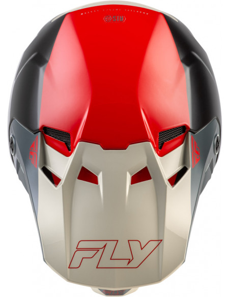 Casque FLY RACING Formula CC Glide - noir/rouge/gris