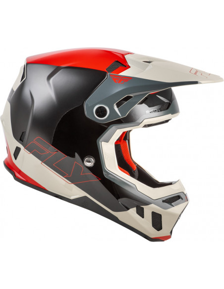 Casque FLY RACING Formula CC Glide - noir/rouge/gris