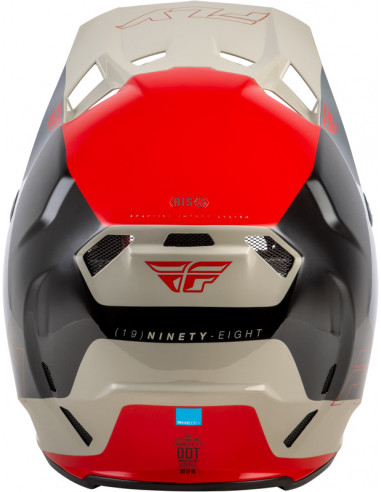 Casque FLY RACING Formula CC Glide - noir/rouge/gris