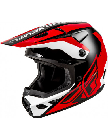 Casque FLY RACING Kinetic Crest - rouge/noir/blanc