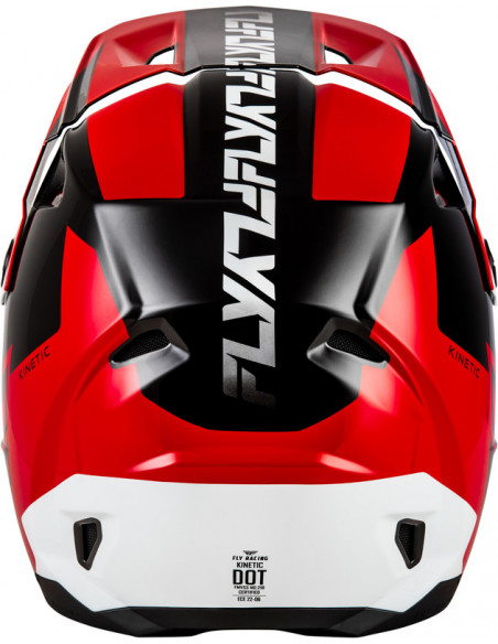 Casque FLY RACING Kinetic Crest - rouge/noir/blanc