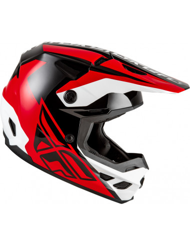 Casque FLY RACING Kinetic Crest - rouge/noir/blanc