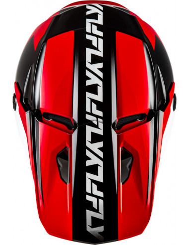 Casque FLY RACING Kinetic Crest - rouge/noir/blanc