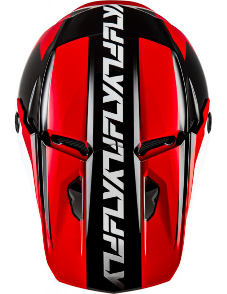 Casque FLY RACING Kinetic Crest - rouge/noir/blanc