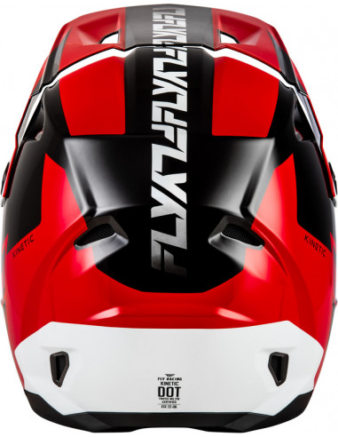 Casque FLY RACING Kinetic Crest - rouge/noir/blanc