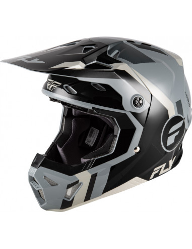 Casque FLY RACING Formula CP Seal - noir/gris