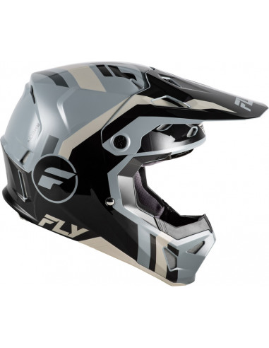 Casque FLY RACING Formula CP Seal - noir/gris