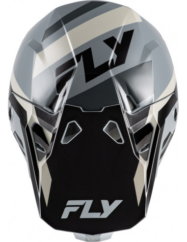 Casque FLY RACING Formula CP Seal - noir/gris