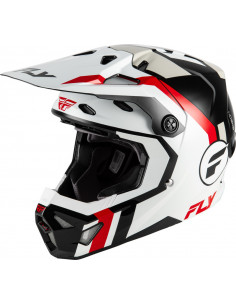 Casque FLY RACING Formula CP Seal - blanc/noir/rouge 2