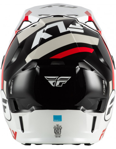 Casque FLY RACING Formula CP Seal - blanc/noir/rouge