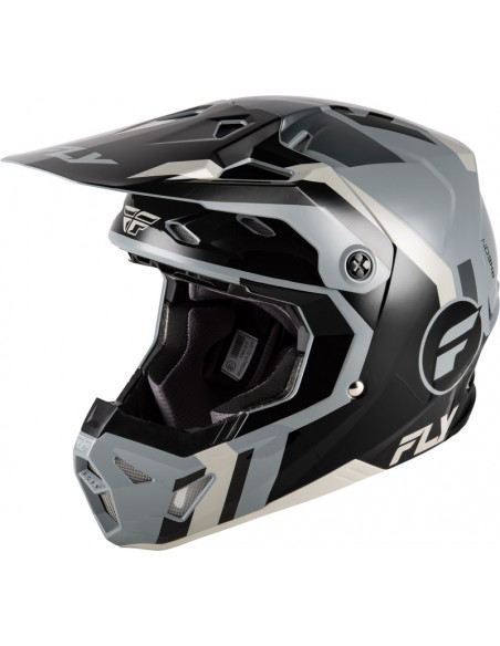 Casque FLY RACING Formula CP Seal - noir/gris