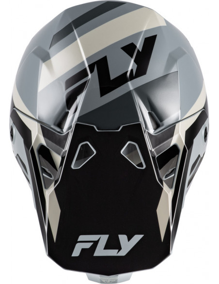 Casque FLY RACING Formula CP Seal - noir/gris