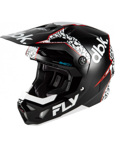 Casque FLY RACING Formula CP Special Edition DBK - noir/blanc/rouge