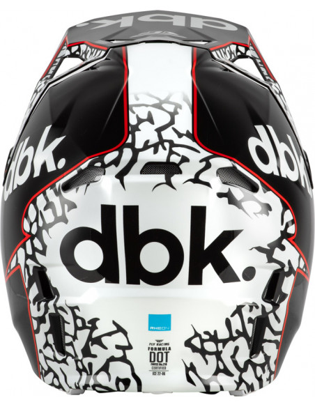 Casque FLY RACING Formula CP Special Edition DBK - noir/blanc/rouge