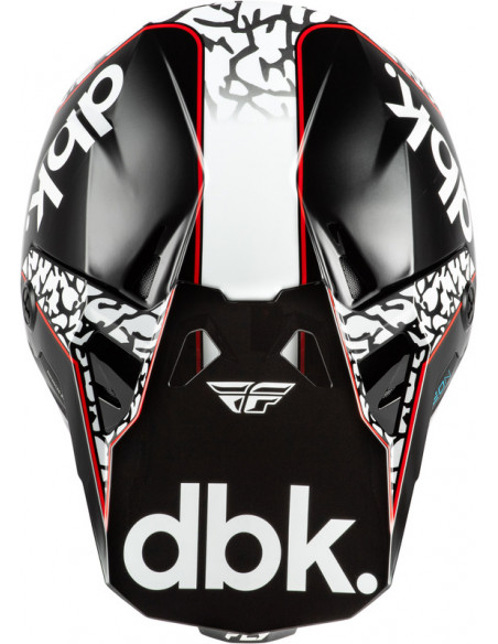 Casque FLY RACING Formula CP Special Edition DBK - noir/blanc/rouge