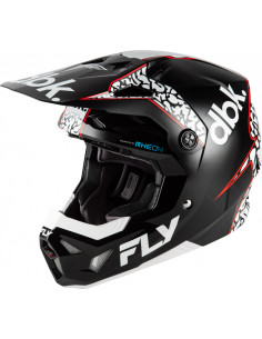 Casque FLY RACING Formula CP Special Edition DBK - noir/blanc/rouge 2