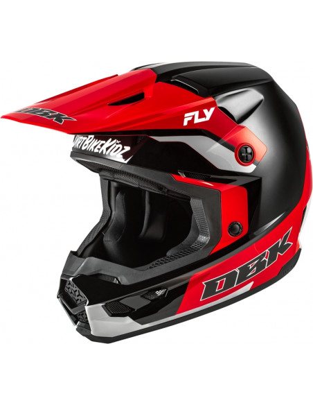 Casque FLY RACING Kinetic Special Edition DBK - noir/rouge/gris
