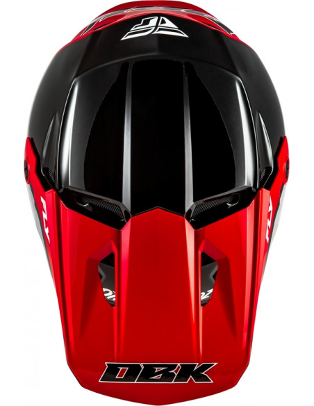 Casque FLY RACING Kinetic Special Edition DBK - noir/rouge/gris