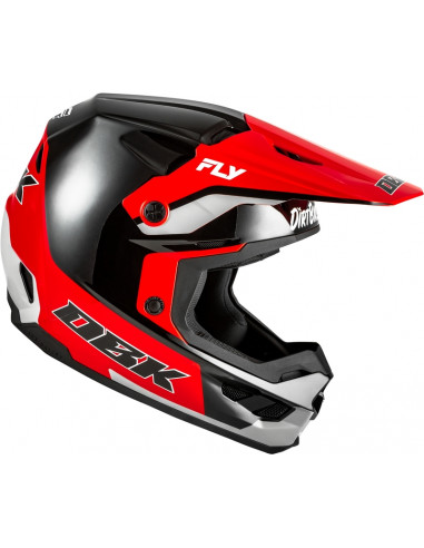 Casque FLY RACING Kinetic Special Edition DBK - noir/rouge/gris