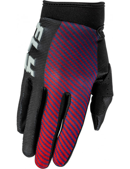 Gants enfant FLY RACING F-16 - noir/rouge/violet
