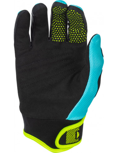 Gants enfant FLY RACING F-16 - Aqua/noir/blanc