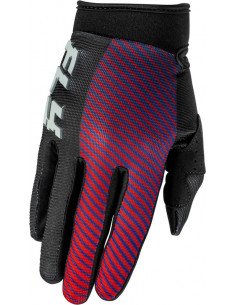 Gants enfant FLY RACING F-16 - noir/rouge/violet 2