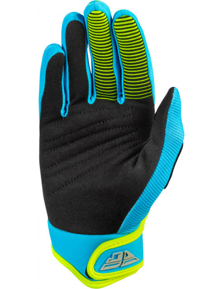 Gants enfant FLY RACING F-16 - bleu/jaune fluo