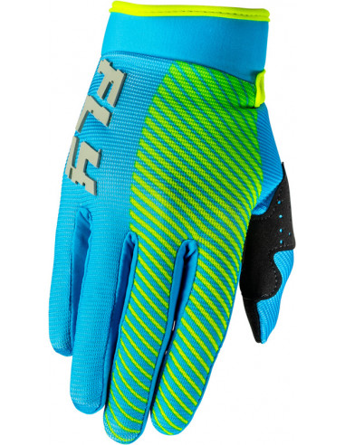 Gants enfant FLY RACING F-16 - bleu/jaune fluo