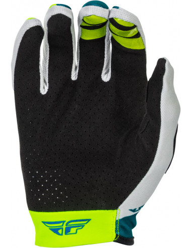 Gants FLY RACING Lite - gris/Lime/Teal