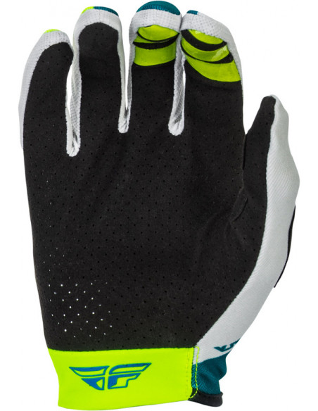 Gants FLY RACING Lite - gris/Lime/Teal