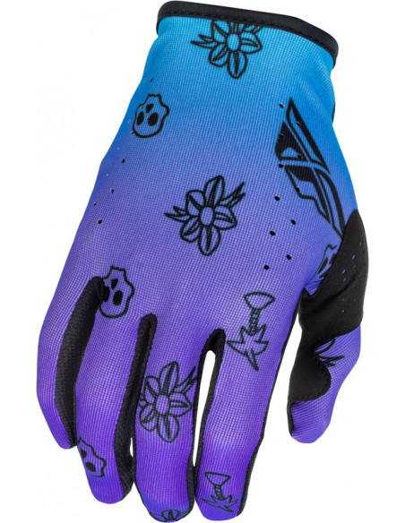 Gants FLY RACING Lite Outline Special Edition - violet/bleu/noir